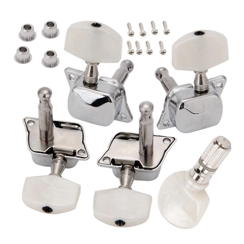 5 pçs/set Semi-fechado Cordas do Banjo Estacas Pegs Tuners Pegs Para 5 Acessório-1