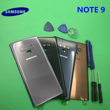 Замена NOTE9 задняя панель Батарея стекло задняя дверь крышка с задней камерой Стекло samsung Galaxy NOTE 9 N960 N960F