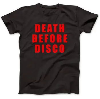 

Death Before Disco T-Shirt 100% Premium Cotton Worn By Judge Reinhold Stripes