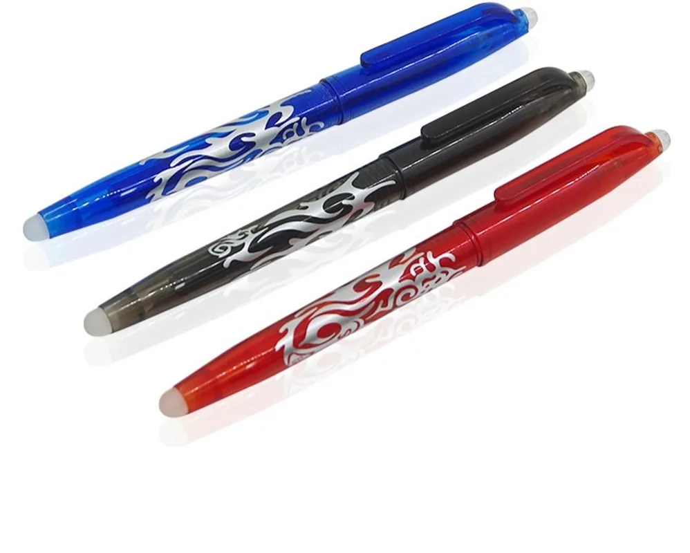 Magic Ink Flame Heating Invisible Vanish Disappear Erasable Ball Pen Magic Tricks Pen