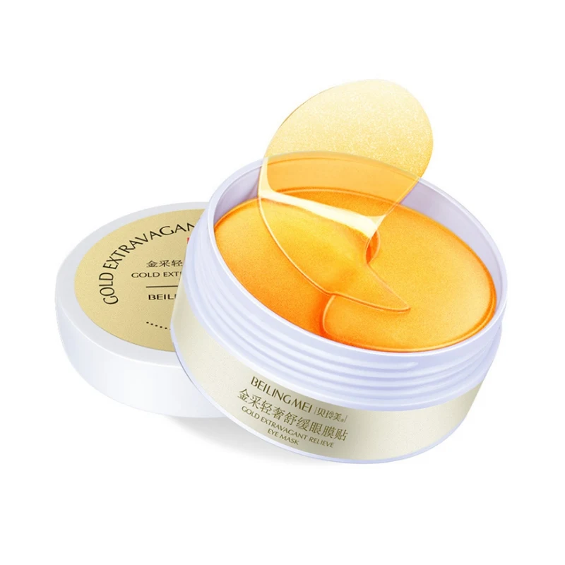 

Gold Eye Patch Hydrating Remove Dark Circles Anti-puffiness Anti-aging Gel Eye Mask