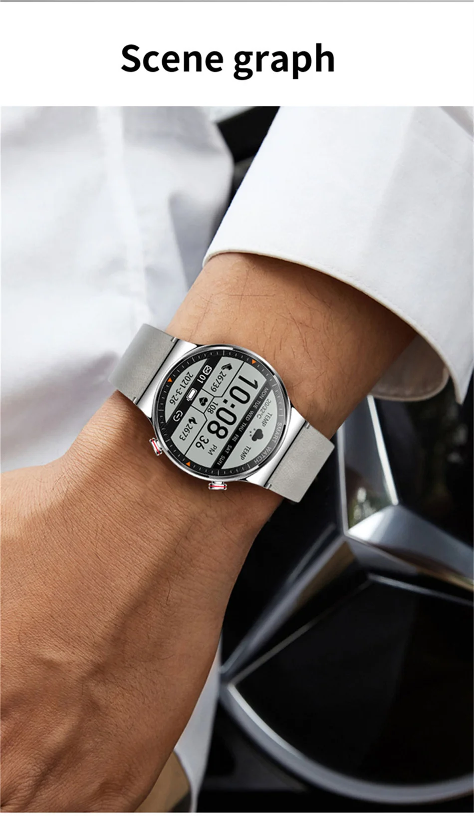 2022 New Smart Watch Men Bluetooth Call Watch For Men Sports Waterproof Wristwatch Gold Clock Smartwatch For Android iOS Gift