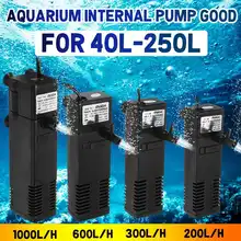 3/4/8/22W Aquarium interne filtre pompe 250L 220V-240V Submersible pompe à eau