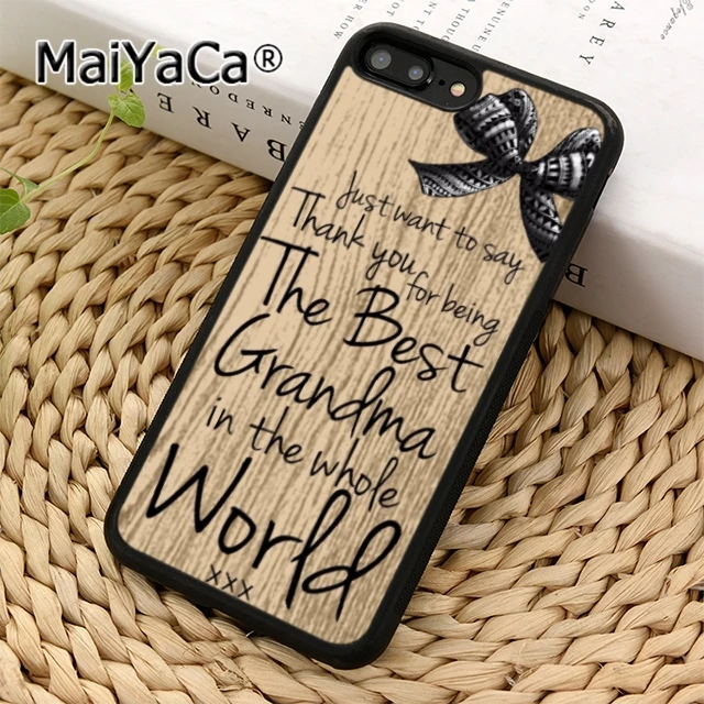 MaiYaCa миры лучшая бабушка чехол для телефона iPhone 11 pro 5 6s 7 8 XR XS max samsung Galaxy S5 S6 S7 край S8