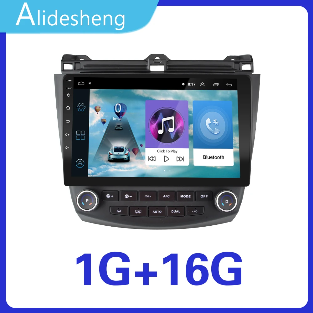 2G+ 32 2.5D 10,1 Android 8,1 2Din GO Автомобильный мультимедийный dvd-плеер gps для Honda Accord 7 2003 2004 2005 2006 2007 navigatio Wi-Fi, BT - Цвет: Accord-1G