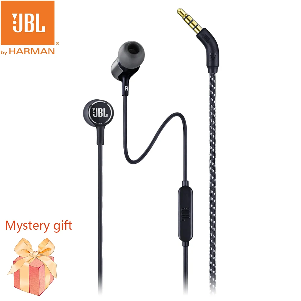 JBL LIVE 100 наушники-вкладыши 3 5 мм стерео проводные с глубокими басами спортивные