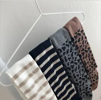 

2019 Korea style wholesale girls leopard leggings autumn winter cotton fashion girls leggings 0-8 years