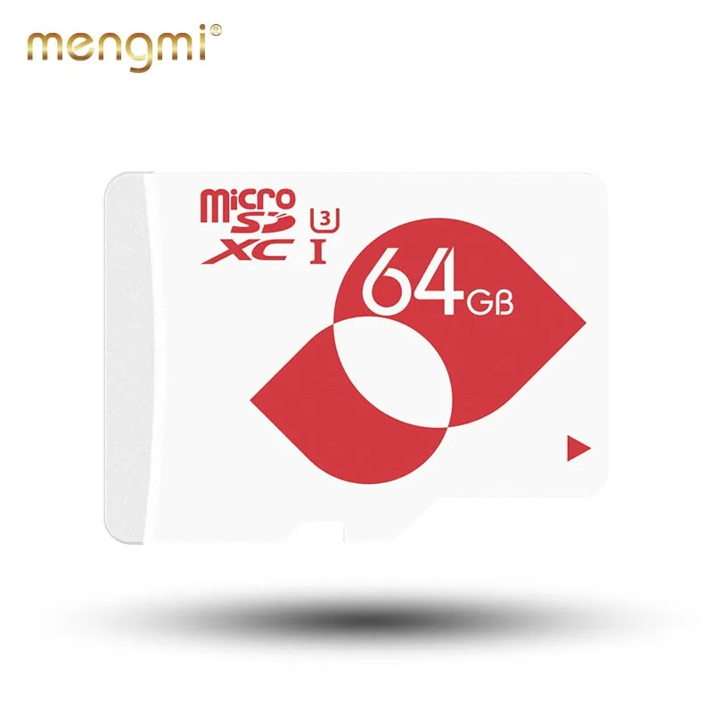 Карта памяти MENGMI microSDXC, класс 10, 64 ГБ, UHS-I(U1/U3), TF/флэш-карта, micro SD карта с бесплатным адаптером для дрона/планшета - Емкость: 64GB U3