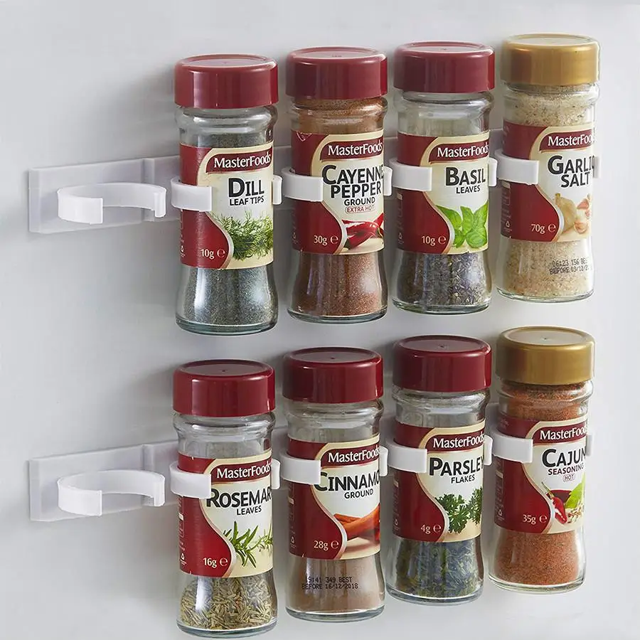 4-Pcs-Kitchen-Storage-Rack-Wall-Mount-Ingredient-Spice-Bottle-Rack-Plastic-Clip-Rack-Cabinet-Door (3)