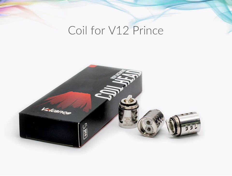 Volcanee 3 шт. V12 Prince Coil M4 Q4 X6 T10 Core для V12 Prince Tank Atomizer Vape сменная катушка головки ядер VS uforce t2 Coil