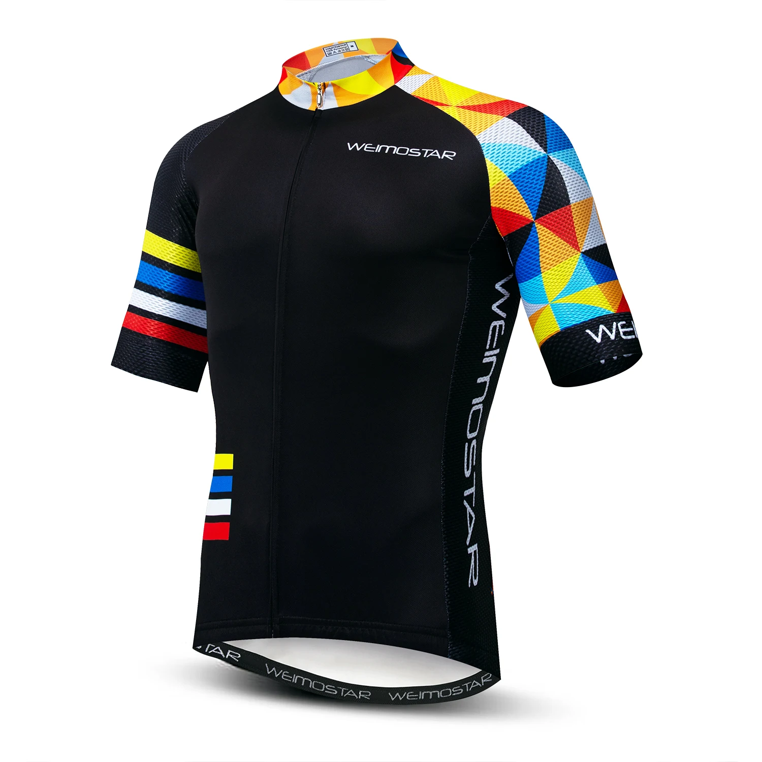 Men's Bike Team Cycling Jersey Short Sleeve Tops Bicycle Shirt Maillots Pockets 
