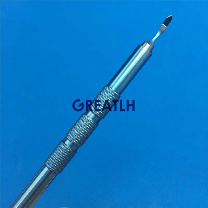 Ophthalmic Blade Knife Elbow Double Lancet Black Diamond Ophthalmic eye