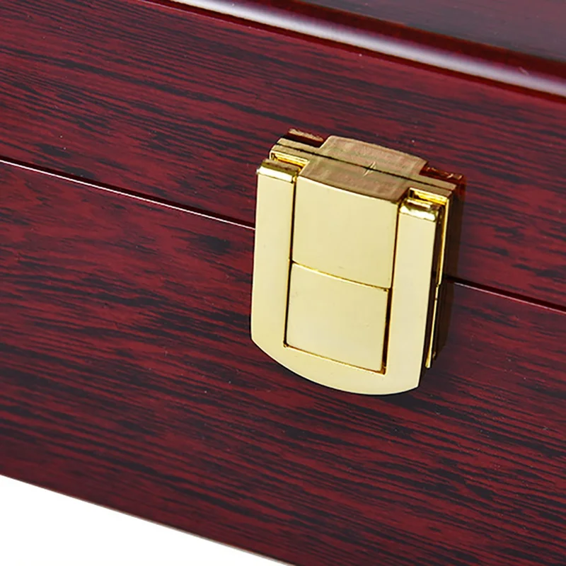 5 Slot / Grid Watch Box Portable Wooden Display Container Storage Holder Travel Organizer Case Gift unique and beautiful box