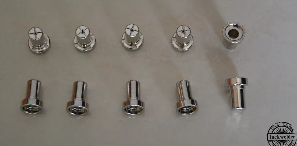 LG-40 PT-31 Plasma Cuter Nozzles Tip Extended Nickel-plated - Foto 4