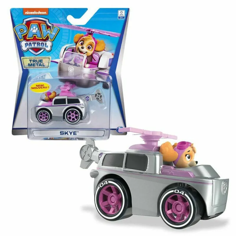 

Genuine Paw Patrol Car Gift Child Birthday Gift Anime Character Skye Action Figure Alloy Model Child Birthday Gift