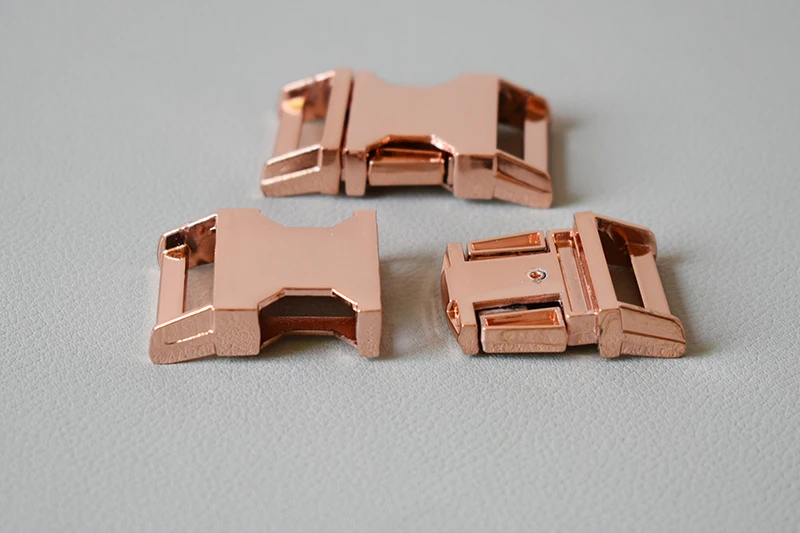 100pcs/lot nickle metal side release buckles 20mm webbing for paracord dog collar clip buckles DIY sewing accessories hardware
