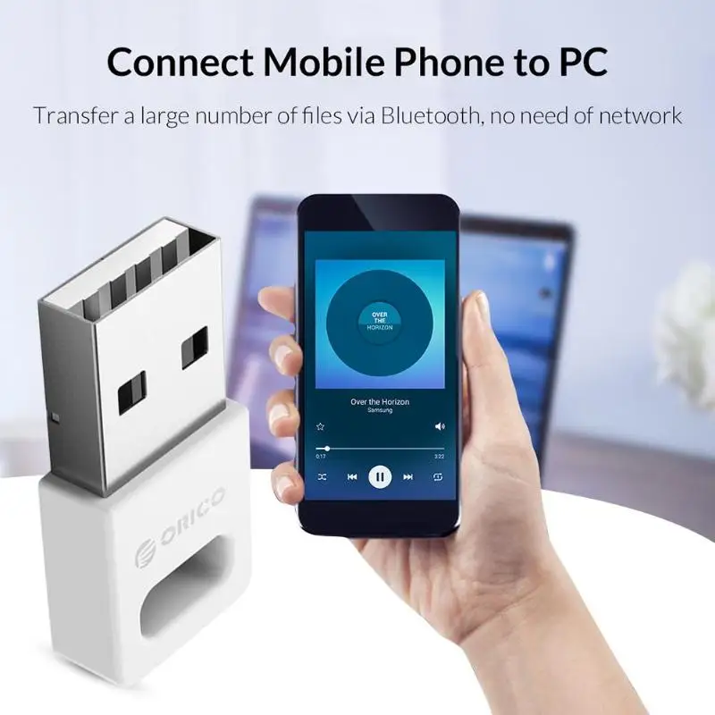 ORICO BTA-409 USB Bluetooth адаптер Bluetooth 4,0 музыкальный аудио приемник передатчик для ПК компьютер беспроводная мышь динамик