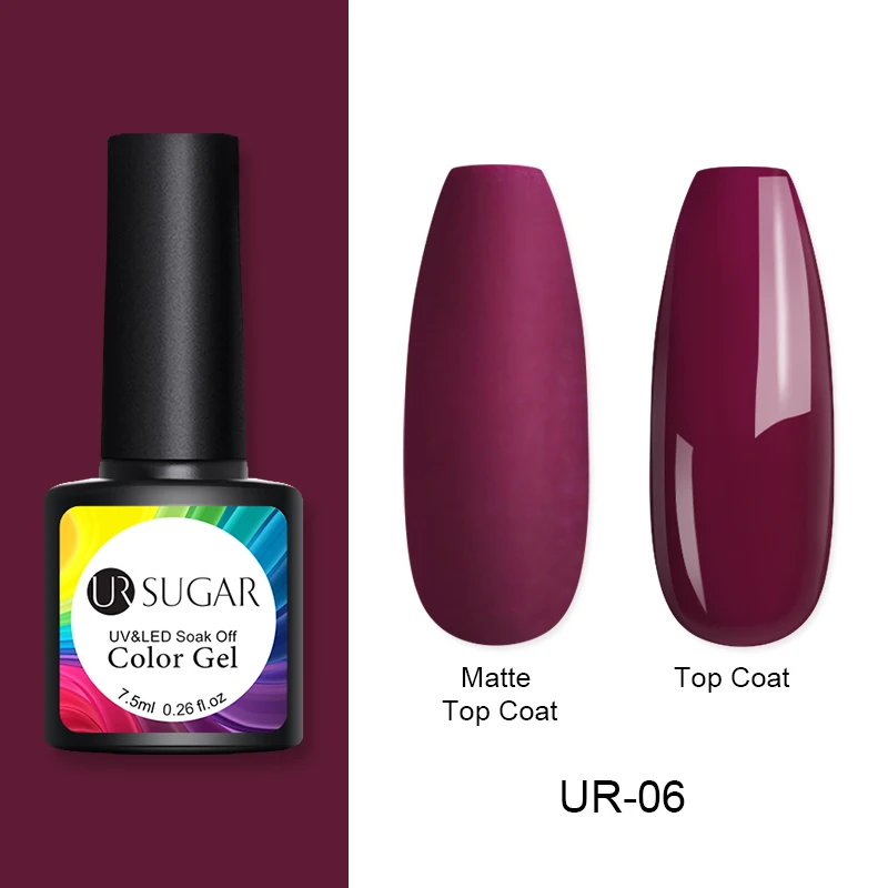 Clearsale 6 Ur Sugar 7,5 мл гель-кракле лак светящийся крекинг гель лак замочить от ногтей УФ светодиодный гель лак Полупостоянный цветной гель - Цвет: Clearsale 6