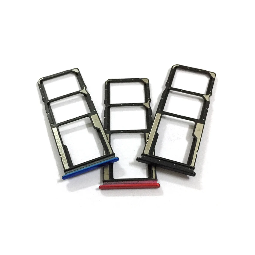 Soporte de bandeja Sim para Xiaomi Redmi 8A Redmi8A, bandeja de tarjeta SIM, adaptador de soporte de ranura, piezas de reparación de enchufe