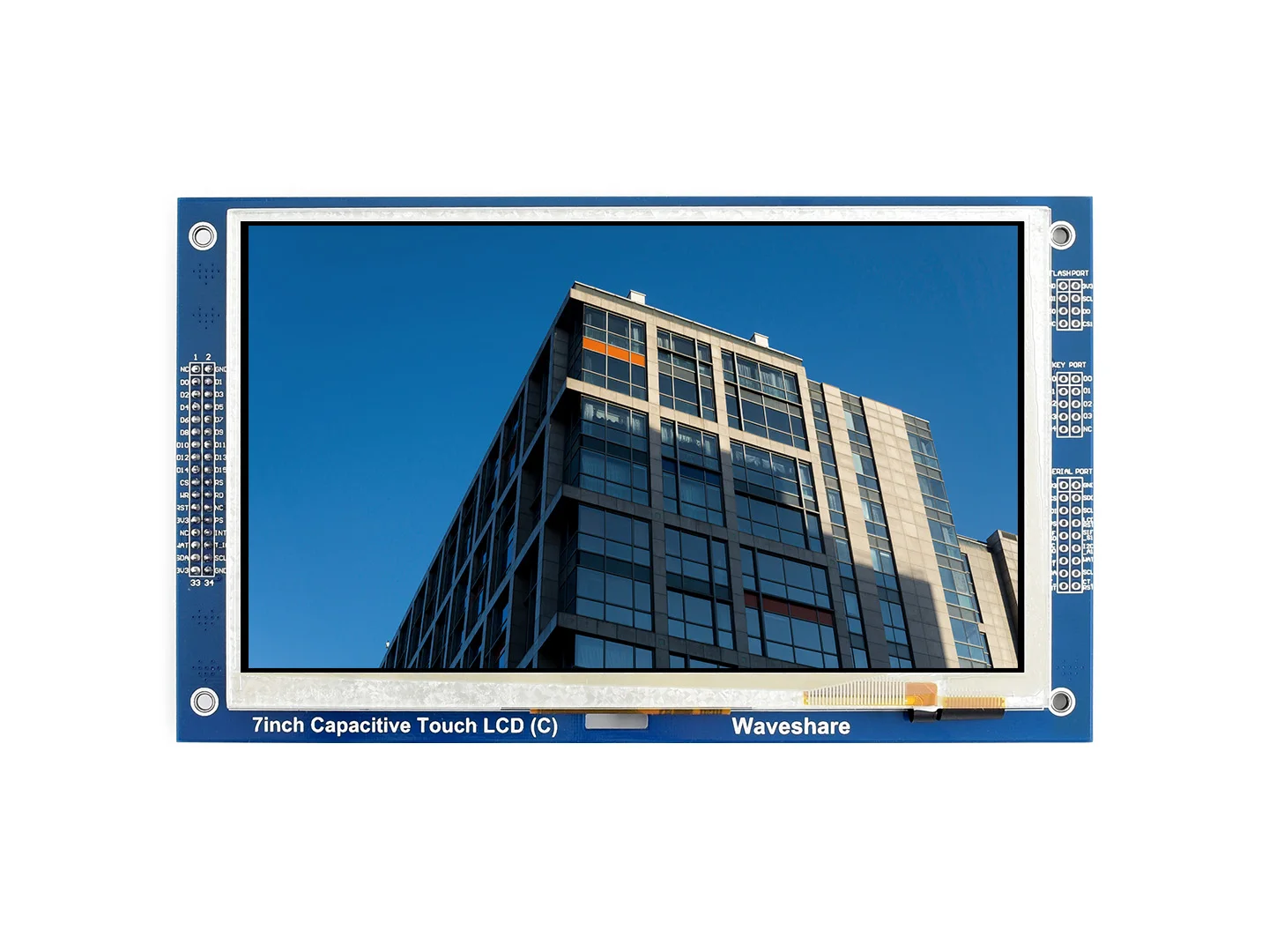 Waveshare 멀티컬러 그래픽 LCD (C), 정전식 터치 스크린, GT911 터치 컨트롤러, TFT 디스플레이, I2C 디스플레이, 7 인치 800*480