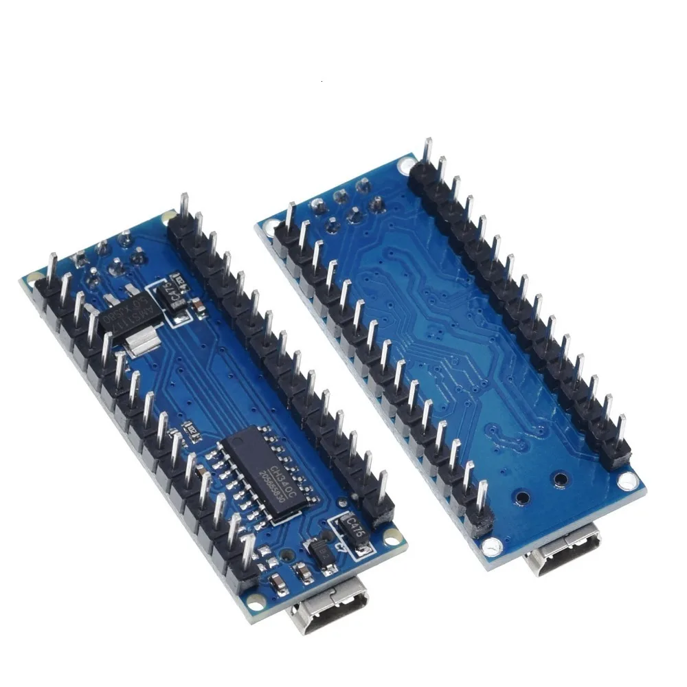 Мини-usb с контроллером загрузчика Nano 3,0 совместимый для arduino CH340 USB драйвер 16 МГц NANO V3.0 Сварка Atmega328 хорошее