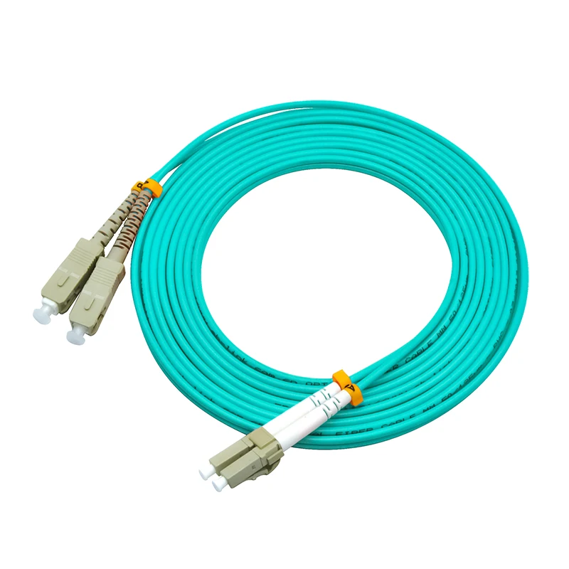Оптоволоконный кабель OM3 AQUA 10GB Соединительный шнур 10 GIGABIT 50/125 30 м|multimode fiber optic