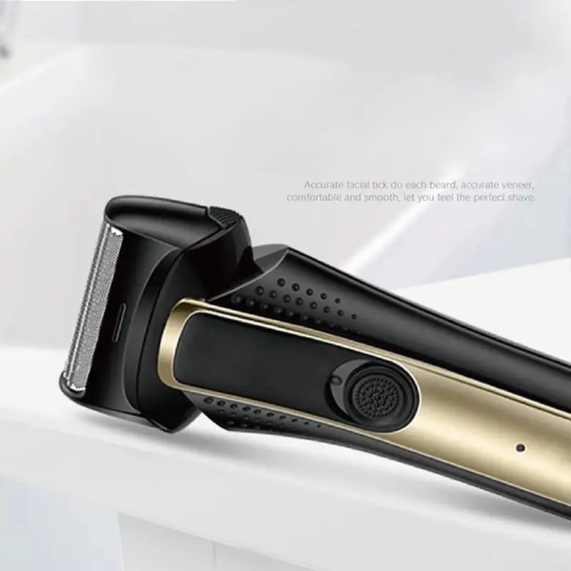1 комплект электробритва из фольги для мужчин триммер для бороды влажная сухая бритва USB станок для бритья