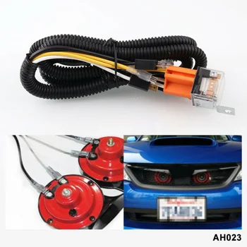 

Universal 12V 66Inches Grille Mount Blast Tone Horn Relay Wiring Harness Kit Replacement For Grille Mount Electric Blast Horns