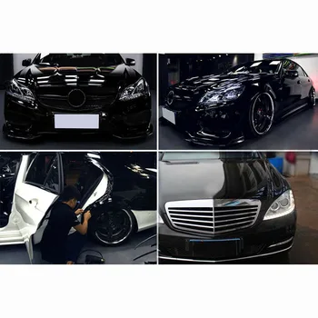 

30x150CM Car Sticker Parts Decals Replacement Black Waterproof Anti-fouling