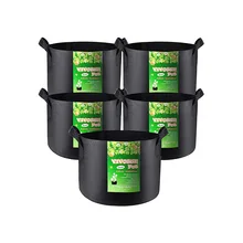 Saco de plantio de sementes de plantas galão tecido batata morango plantio recipiente saco planta berçário balde pequeno pátio placa frontal