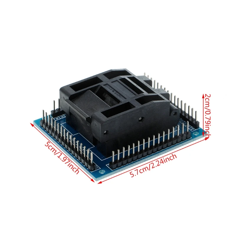 

Test Socket Programming Adapter Conversion Block For 0.5m QFP64 TQFP64 LQFP64 IC DXAC