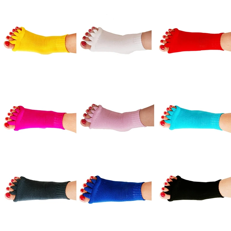 1 Pair Five Toe Socks Orthotics Separators For Toes Bunion Corrector Ortopedic Hallux Valgus Posture Correction Ectropion 1 Pair Five Toe Socks Orthotics Separators For Toes Bunion Corrector Ortopedic Hallux Valgus Posture Correction Ectropion