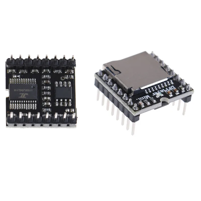 Мини mp3 плеер модуль TF карта U диск мини аудио голосовой плата для Arduino DF Play оптовая