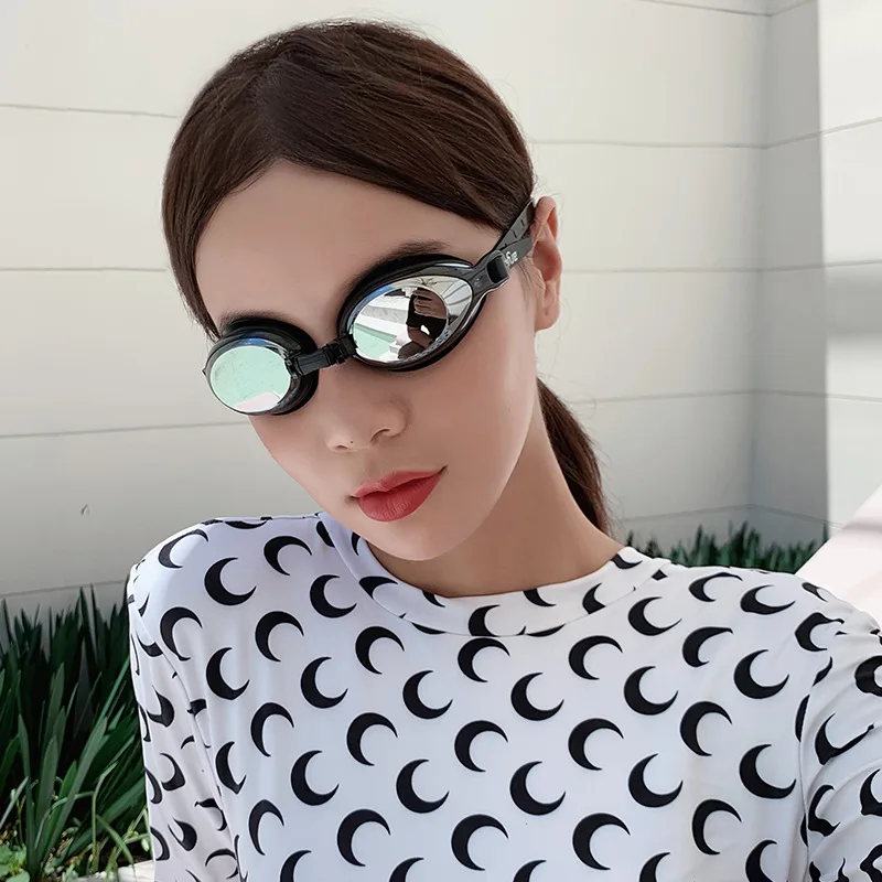 

Goggles High-definition Anti-fog Waterproof Swimming Glasses Adult Men And Women-Children Diving Mask Plain Glass Training Swimm