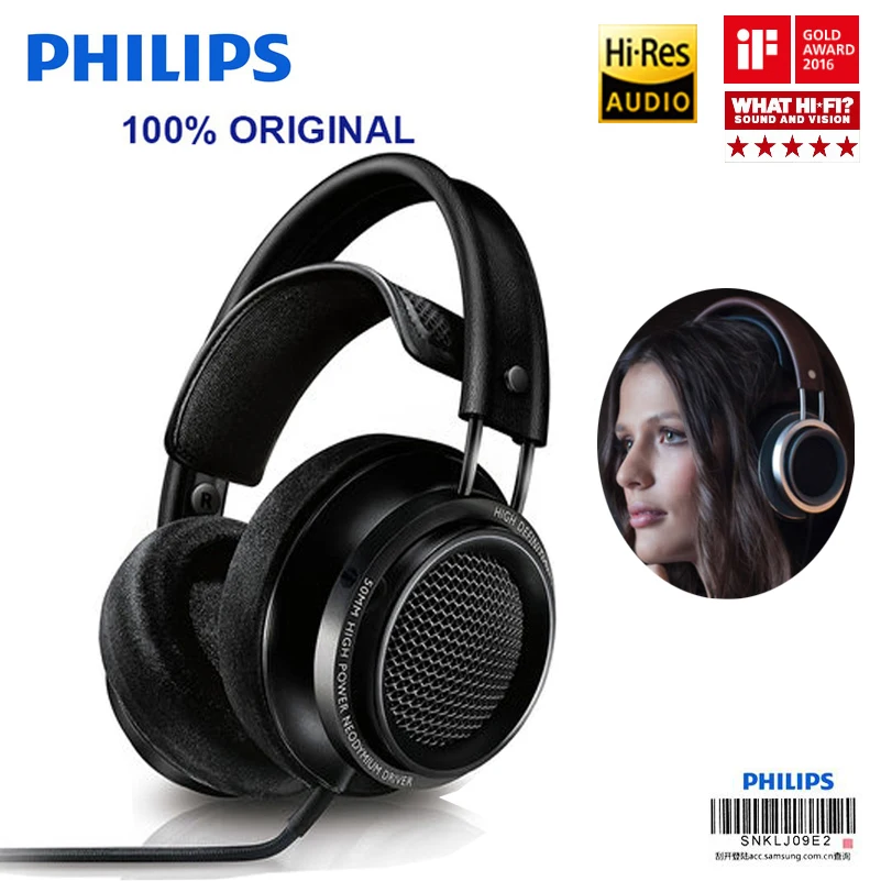 Наушники Philips Fidelio X2HR лучшие в 2015 году с 50 миллиметровым приводом высокой мощности