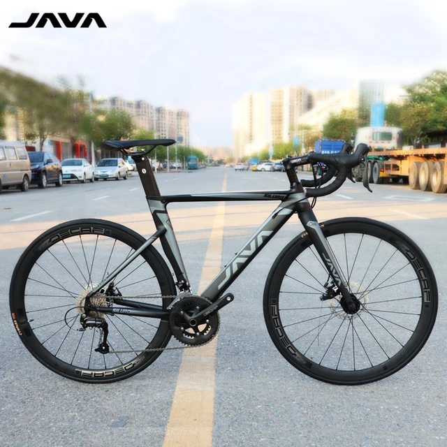 Light Weight Siruro 2 Road Bike Bicycles Bend Handle Bar Aluminum Alloy Racing Disc Brake Bikes 18 Speed City Road Bicycle