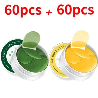 120pcs/2box Collagen Eye Mask Anti Aging Fine Lines Dark Circles Removal Gel Eye Patch Moisturizer Eye Gel Mask for Face Care - Цвет: 120pcs style 3