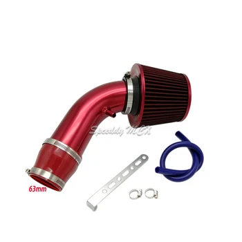 

Super Power Flow Air Intake Pipe 63mm High Flow 76mm Air Filter Intake Kit 3inch Car Sport Cold Air Intake Kits Universal