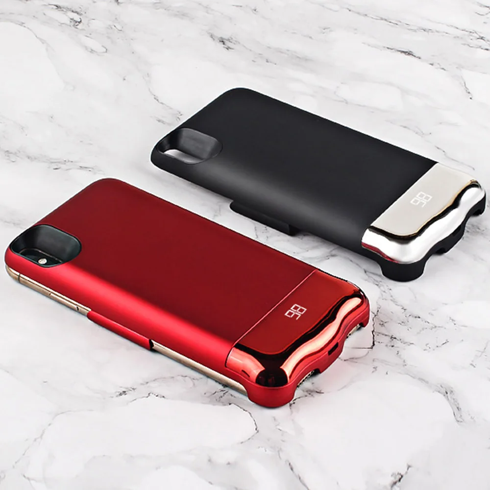 Чехол для Iphone XR XS Max power 6000 мАч с металлической рамкой, зарядное устройство, чехол Smart для Iphone XS Max power чехол