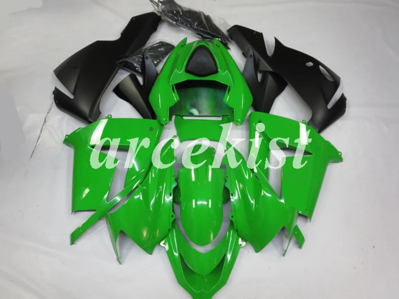 4 подарки ABS мотоцикл обтекатели комплект подходит для kawasaki Ninja ZX10R 2004 2005 04 05 10R ZX-10R тела набор зеленый
