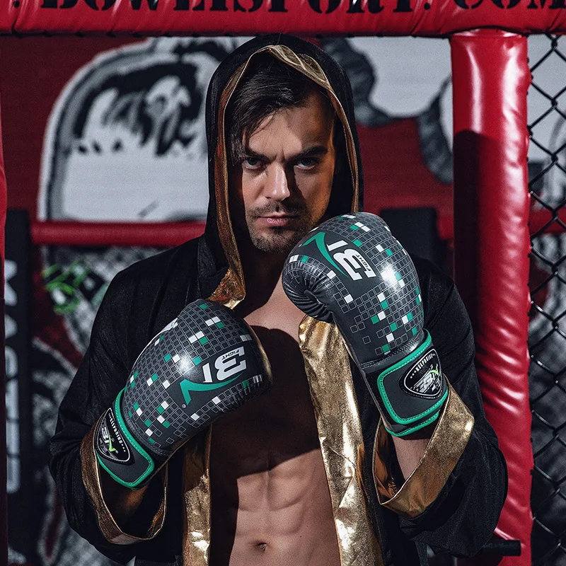 2Fit Xlite Black Matte Finish Gel Boxing Training MMA Muay Thai punching Gloves 
