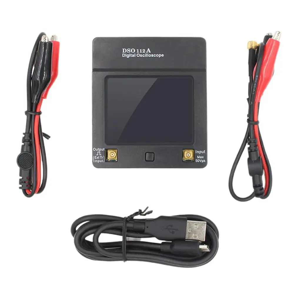 

Oscilloscope DSO112A Pocket USB Digital Storage Oscilloscope TFT Screen High Accuracy Low Noises Oscilloscope