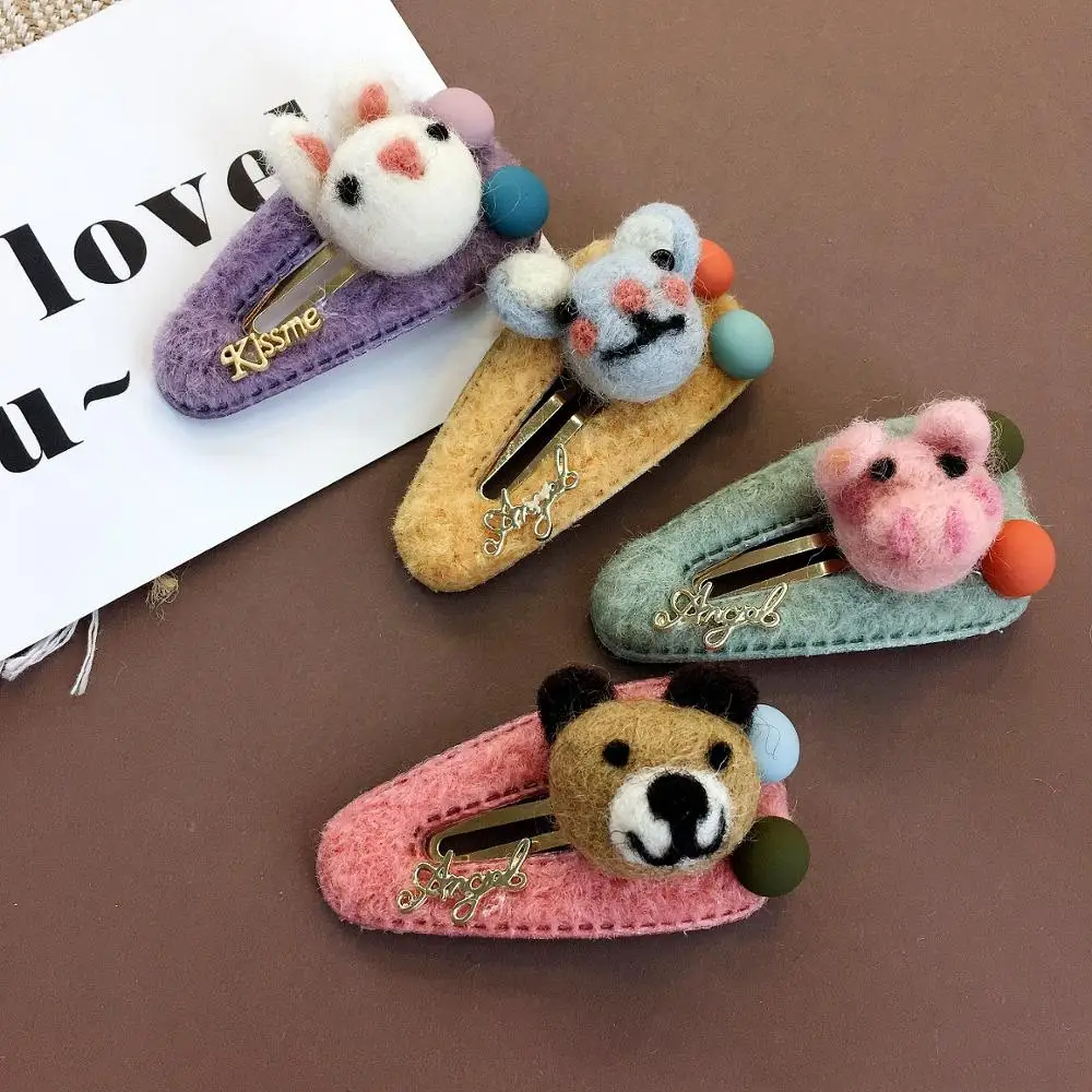 

Velvet Cartton BB Hair Clips For Women Sweet Hair Accessories Rhinestone Hairpins Bows Flower Hairgirps Barrette