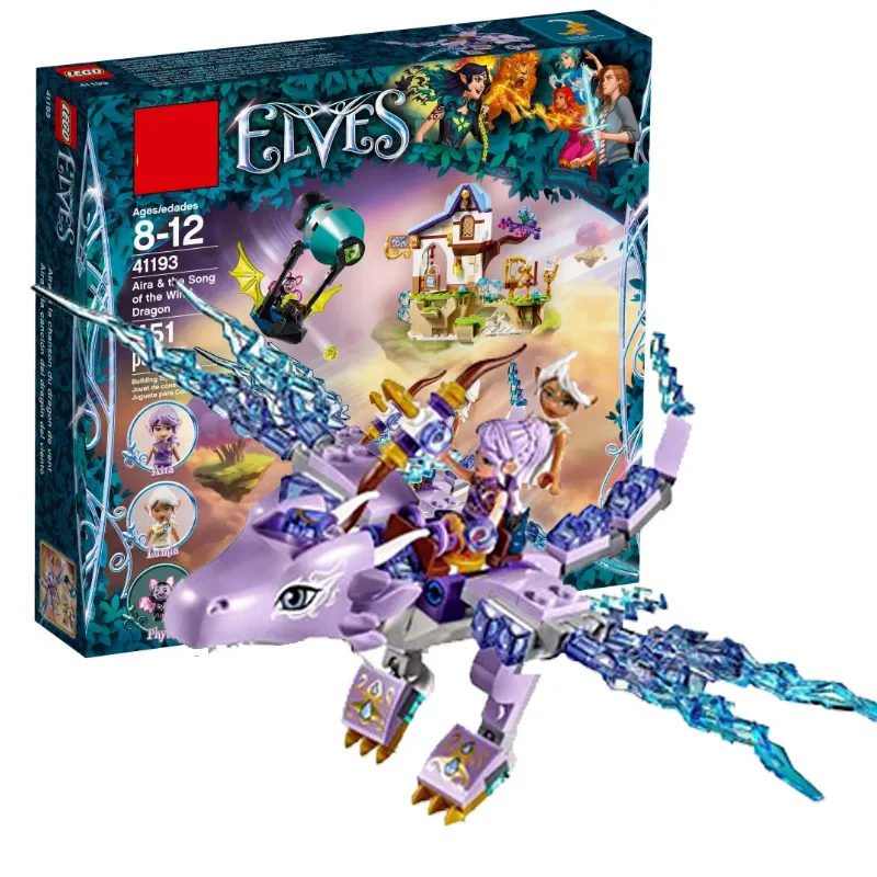 

Elves Series Aira The Song of The Wind Dragon Model Building Block Bricks Toys Gifts Compatible with Bela 41193