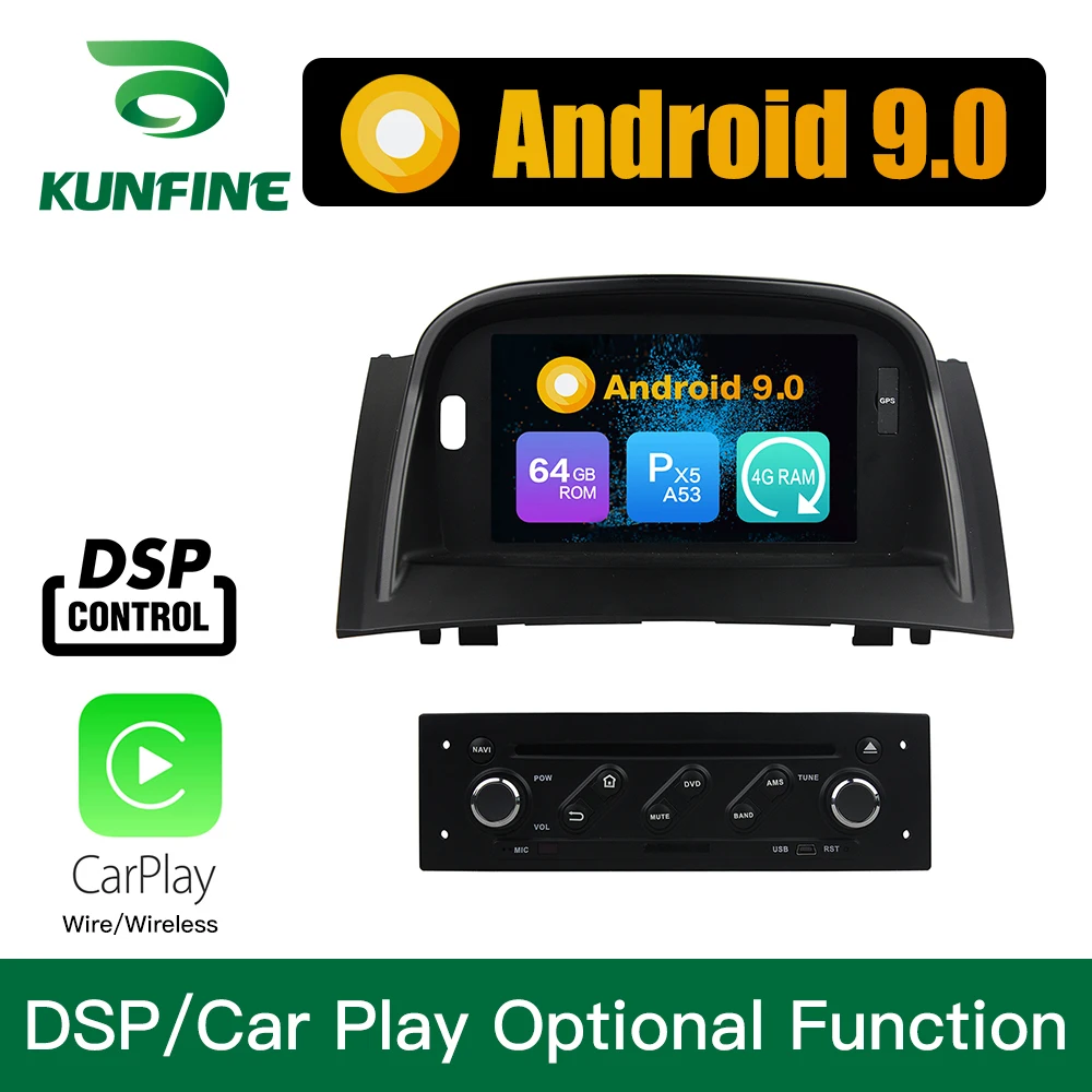 Clearance Android 9.0 Octa Core 4GB RAM 64GB ROM Car DVD GPS Multimedia Player Car Stereo for Renault Megane III Fluence 2009 -2016 0