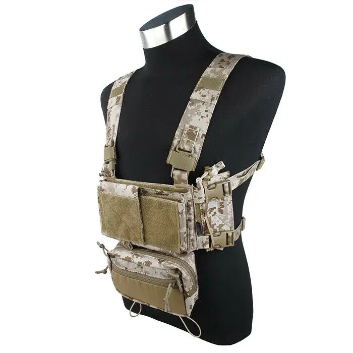 TMC3115 Tactical Combat Lightweight Modular Chest Rig Training Vest Rig Set 