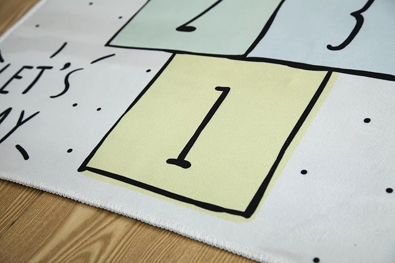INS скандинавские игры для детей Детский ковер портативный игровой ковер складной ползающий коврик для дома на открытом воздухе складной игровой коврик для детей
