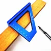 Woodworking Ruler Square Layout Miter Triangle Ruler 45 Degree 90 Degree Metric Gauge Toohr Measure Tools Woodworking Tools ► Photo 3/6