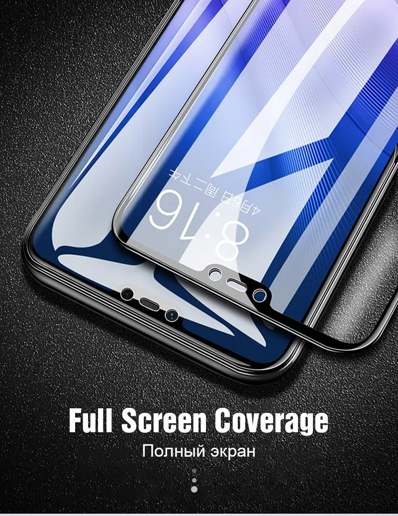 TOMKAS Glass For Xiaomi Redmi Note 6 Pro Redmi 6 Pro 6A Mi A2 Lite Mi A2 6X 6 Glass Screen Protector Protective Redmi Note 6 Pro