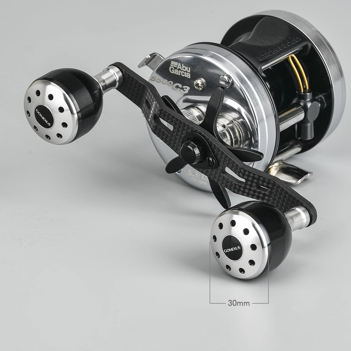 Мощная ручка из углеродного волокна для Shimano Ocea Calcutta conquest 300 400 Abu Garcia ambassadeur baitcasing Reel как описание